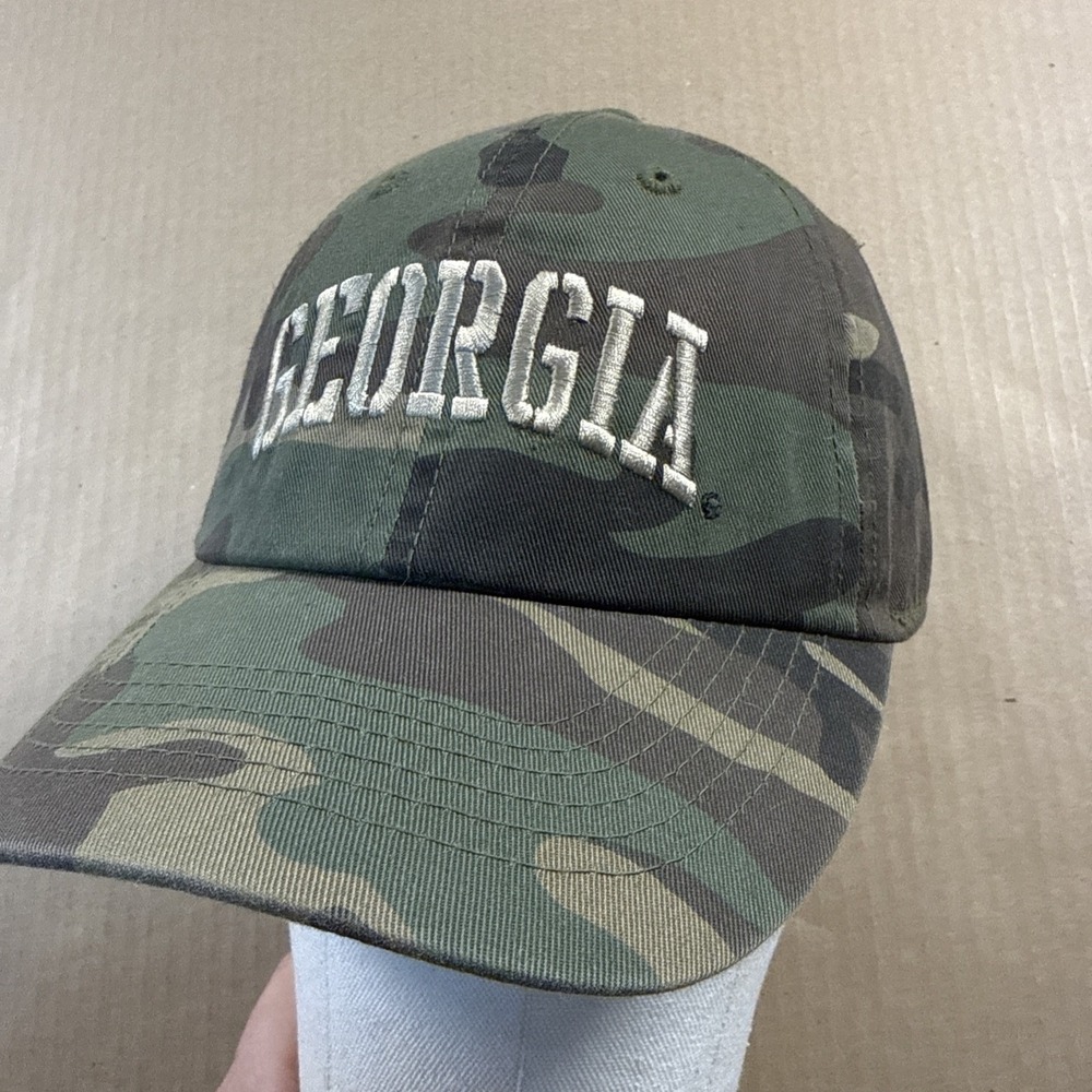 Georgia Bulldogs Camo Hat, Adjustable, Captivating Headgear